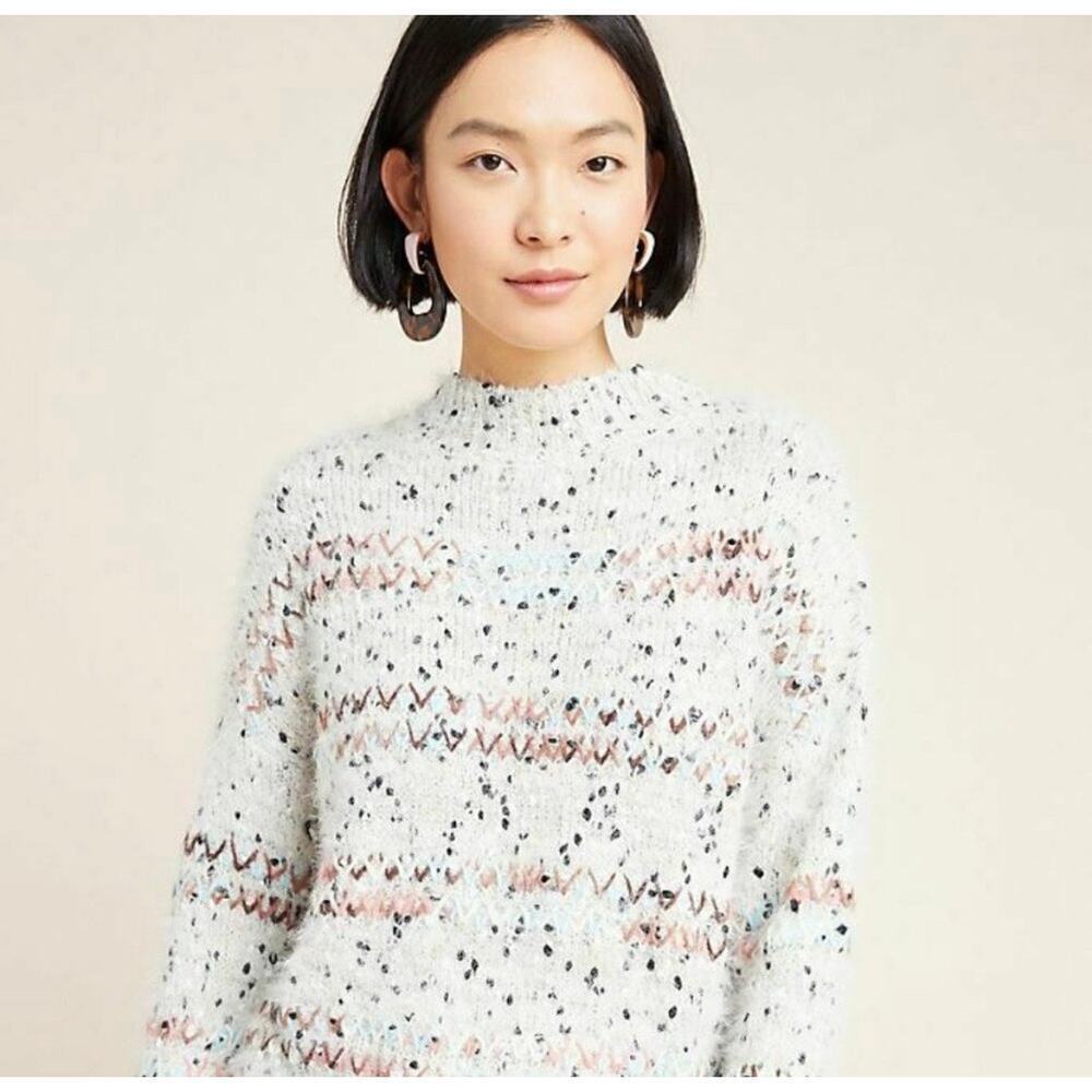 Raga Confetti Fay Eyelash Mockneck Sweater
